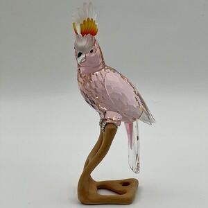 Swarovski Cockatoo Red A9600 NR000020 Retired Paradise Bird MIB Rare 97